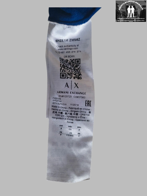 Armani Exchange Thin Knit Hoodie - GRS0054 - Gentlemens Resale