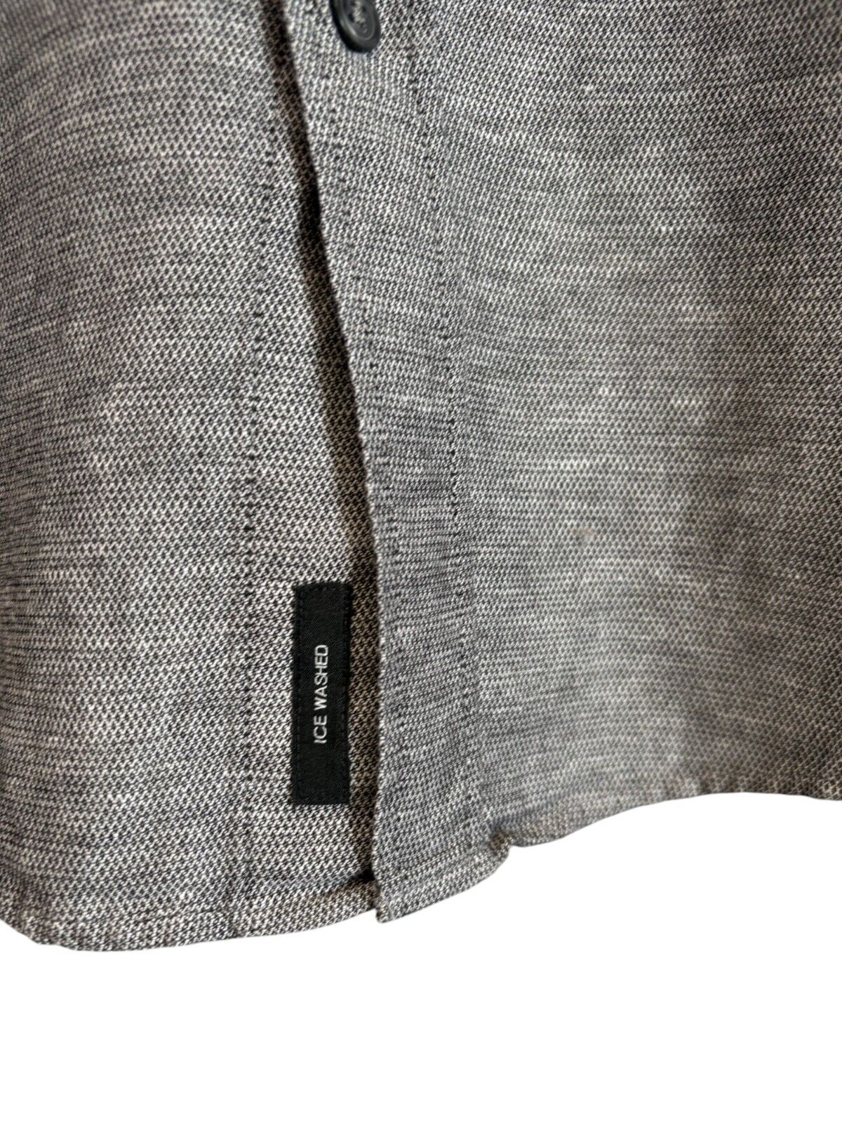 Pre Loved - Hugo Boss Long Sleeve Shirt - Slim Fit Cotton Linen (PL182)