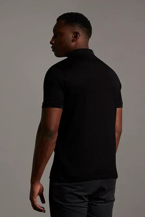 Lyle & Scott Black Eagle Mercerised Polo Shirt
