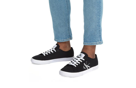 Calvin Klein Mono Canvas Trainers - Gentlemens Resale