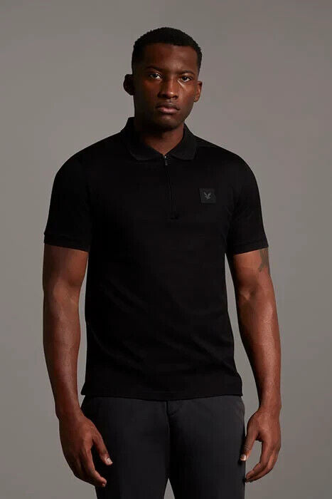 Lyle & Scott Black Eagle Mercerised Polo Shirt