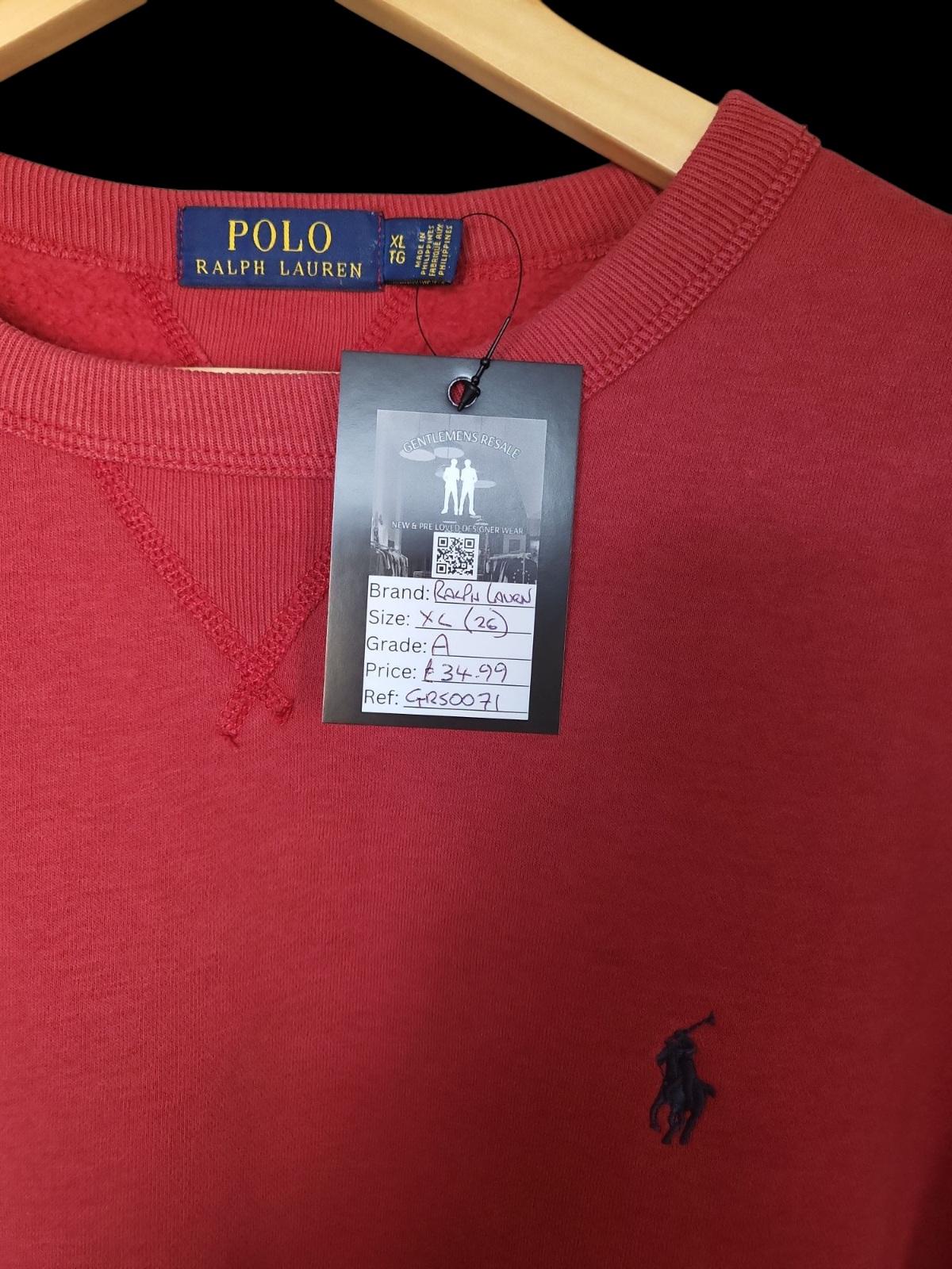 Pre-Loved Ralph Lauren sweatshirt - GRS0071