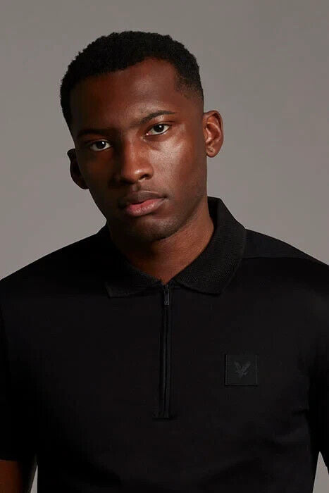 Lyle & Scott Black Eagle Mercerised Polo Shirt