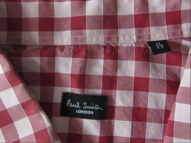 Pre Loved - Paul Smith London Long Sleeve Check Shirt (PL195)