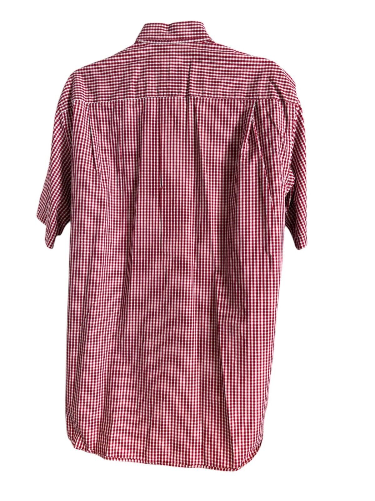 Pre Loved - Lacoste short sleeved checked shirt - (PL185)