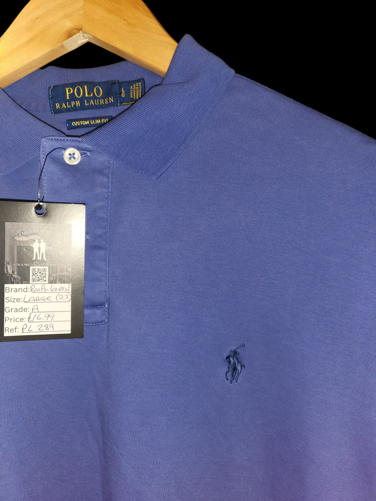 Pre-Loved Ralph Lauren Slim Fit polo - (PL289)