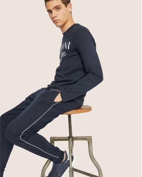 Armani Exchange Logo Joggers - Gentlemens Resale