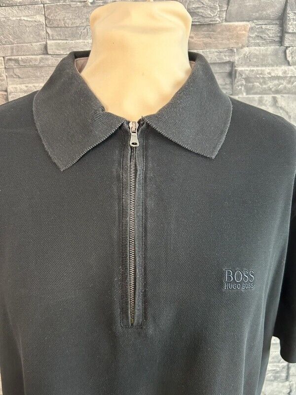 Pre Loved -Hugo Boss 1/4 zip Pima Cotton Polo Shirt (PL338)