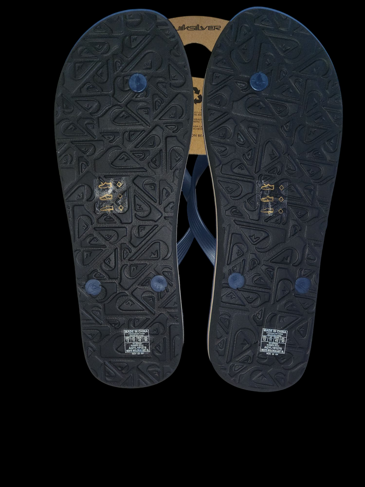 Quicksilver Flip Flops size 11