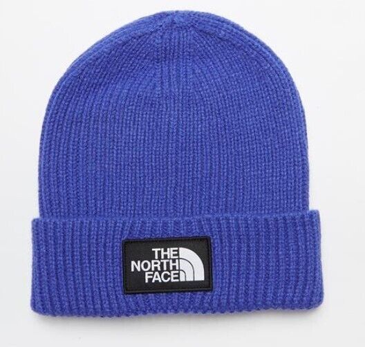 The North Face Logo Box Cuffed Beanie - Gentlemens Resale