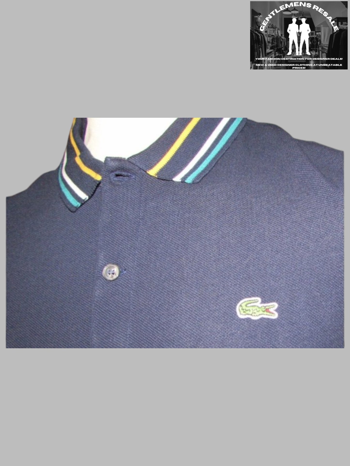 Pre-Loved men's Lacoste polo shirt slim fit - (PL114)
