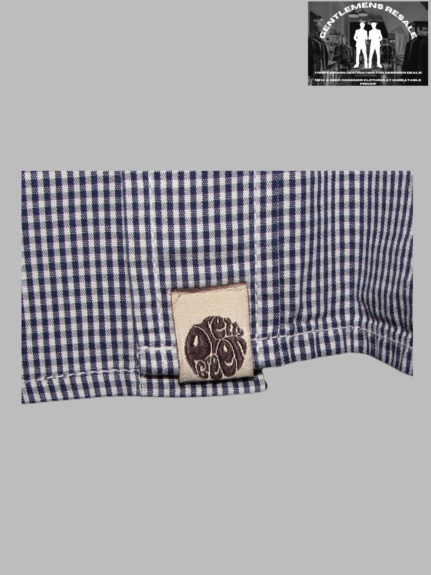 Pre Loved - Pretty Green Long Sleeve Check Shirt (PL141)
