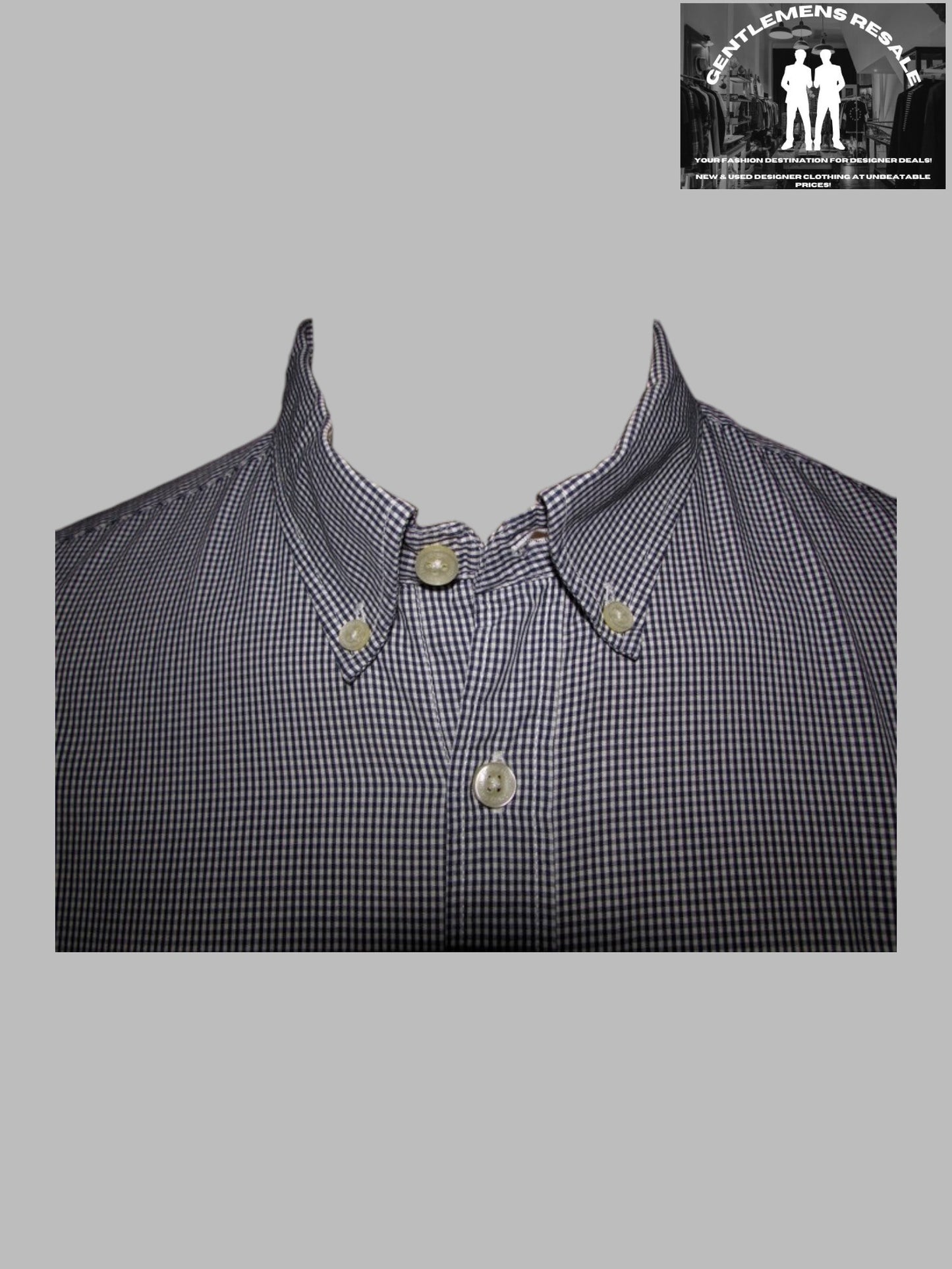 Pre Loved - Pretty Green Long Sleeve Check Shirt (PL141)
