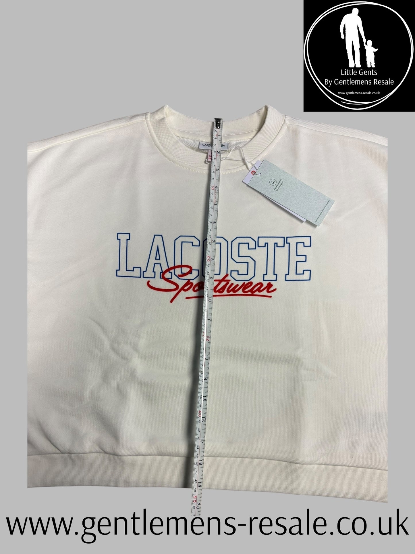Lacoste Logo Crew Sweatshirt - Gentlemens Resale