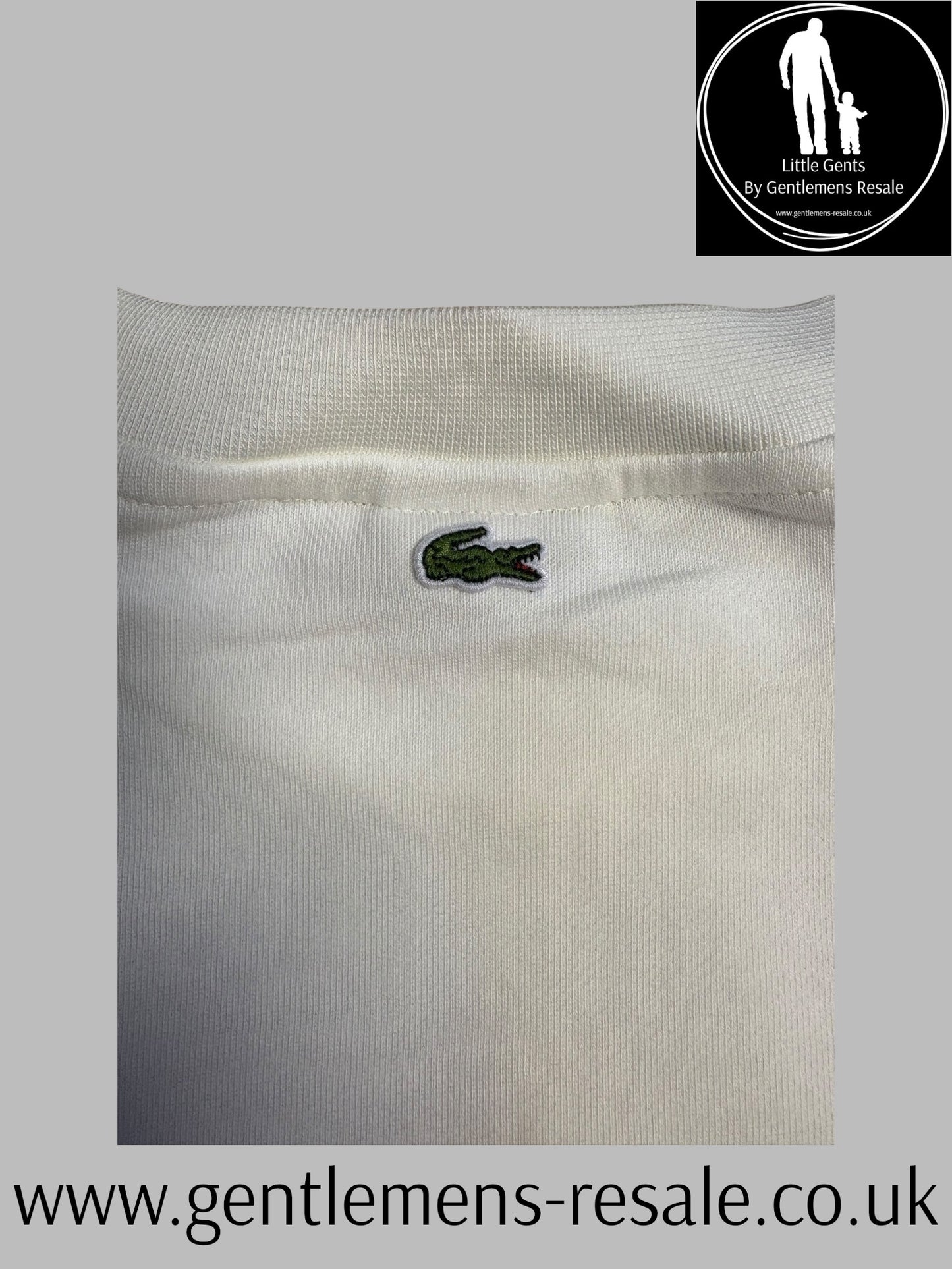 Lacoste Logo Crew Sweatshirt - Gentlemens Resale