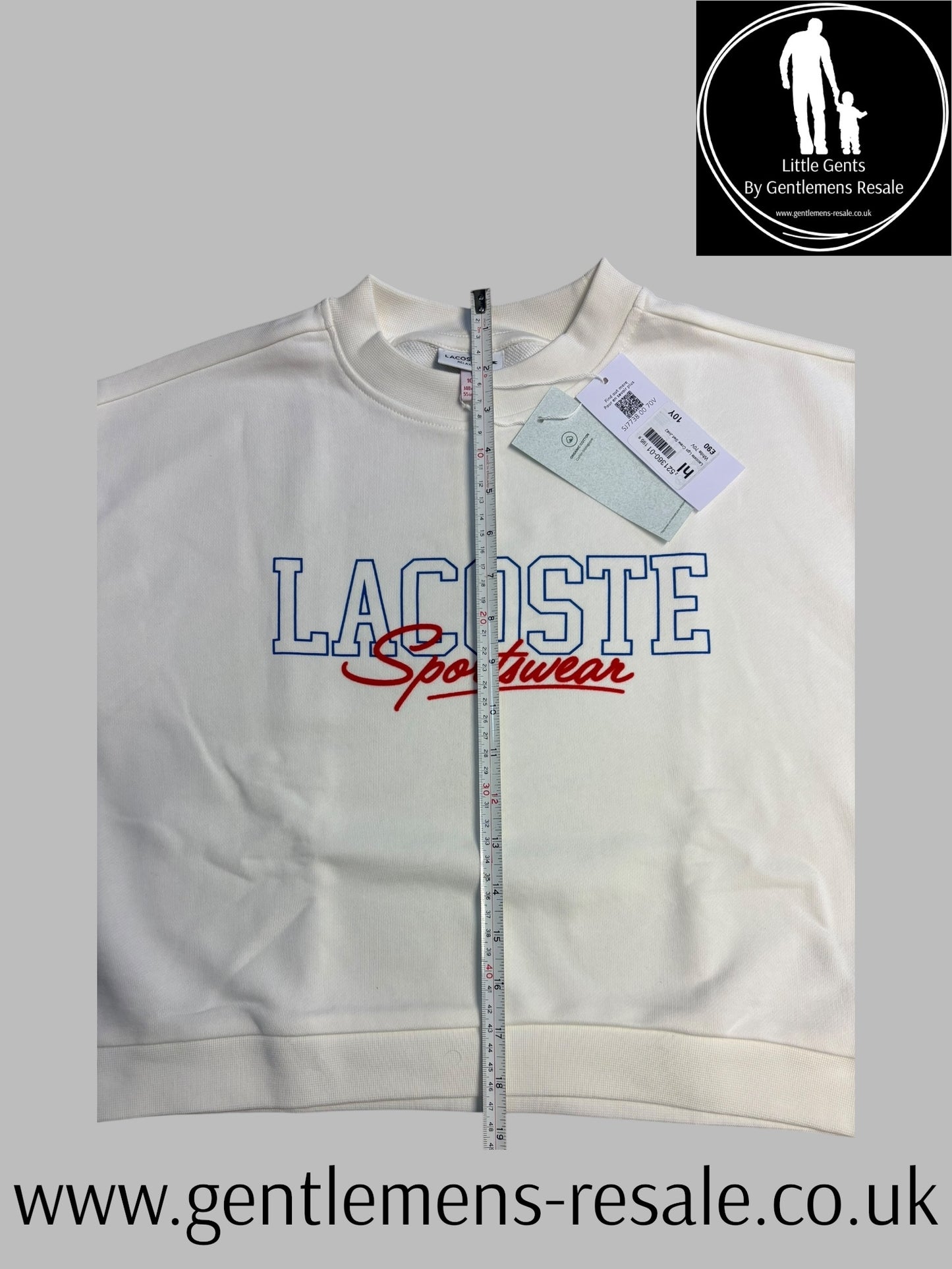 Lacoste Logo Crew Sweatshirt - Gentlemens Resale