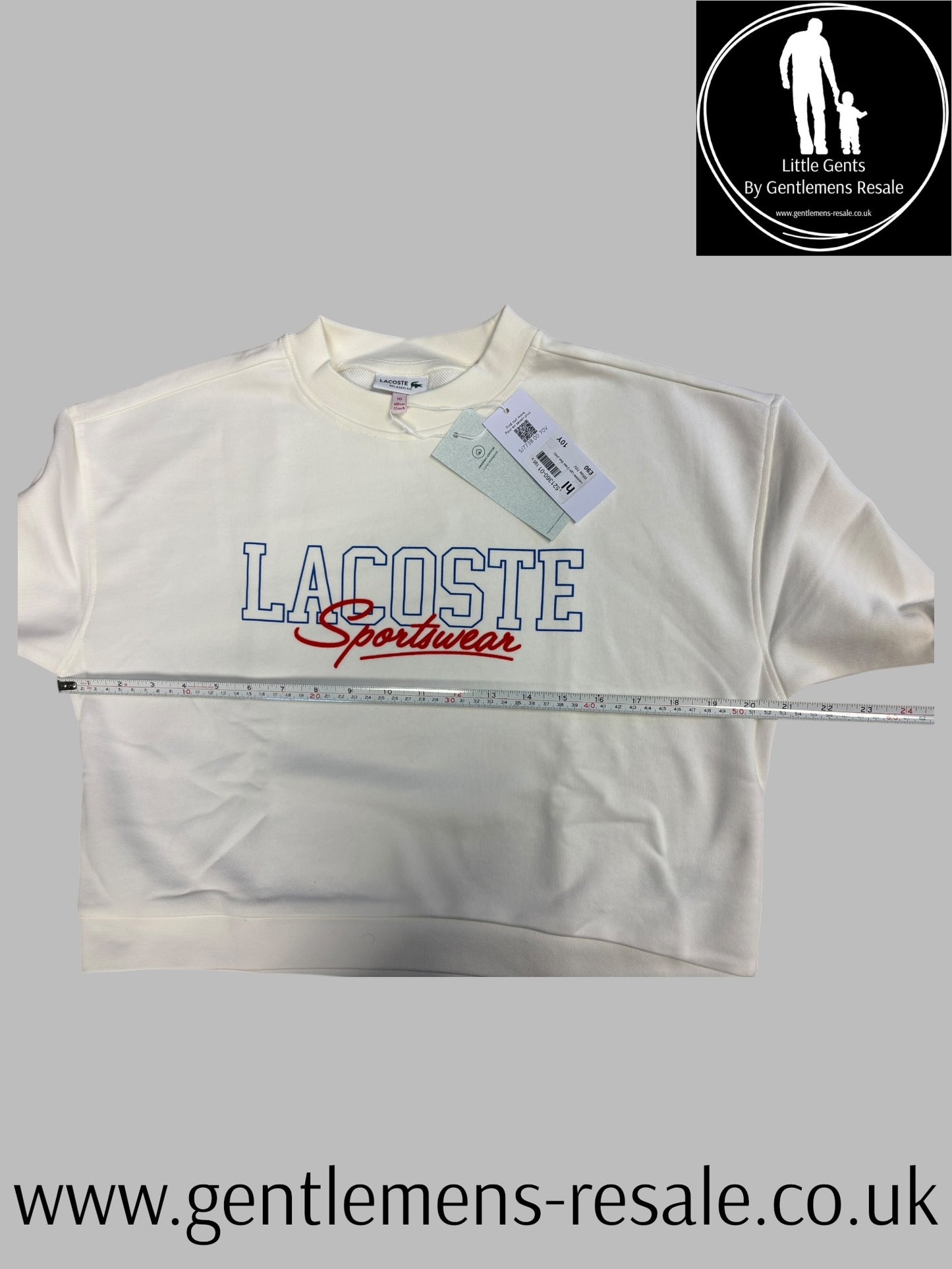 Lacoste Logo Crew Sweatshirt - Gentlemens Resale