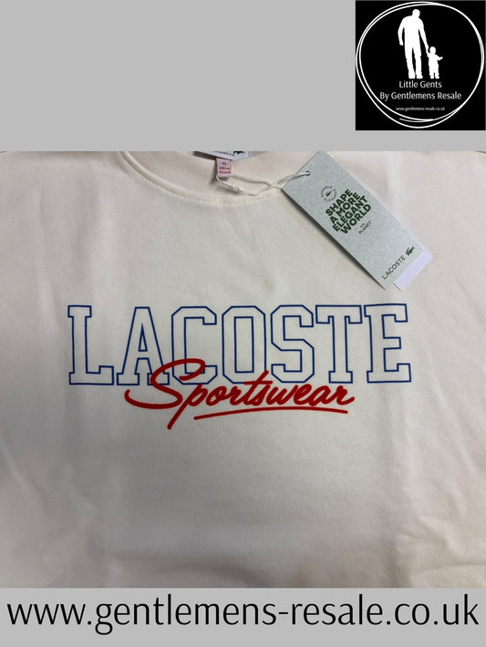 Lacoste Logo Crew Sweatshirt - Gentlemens Resale