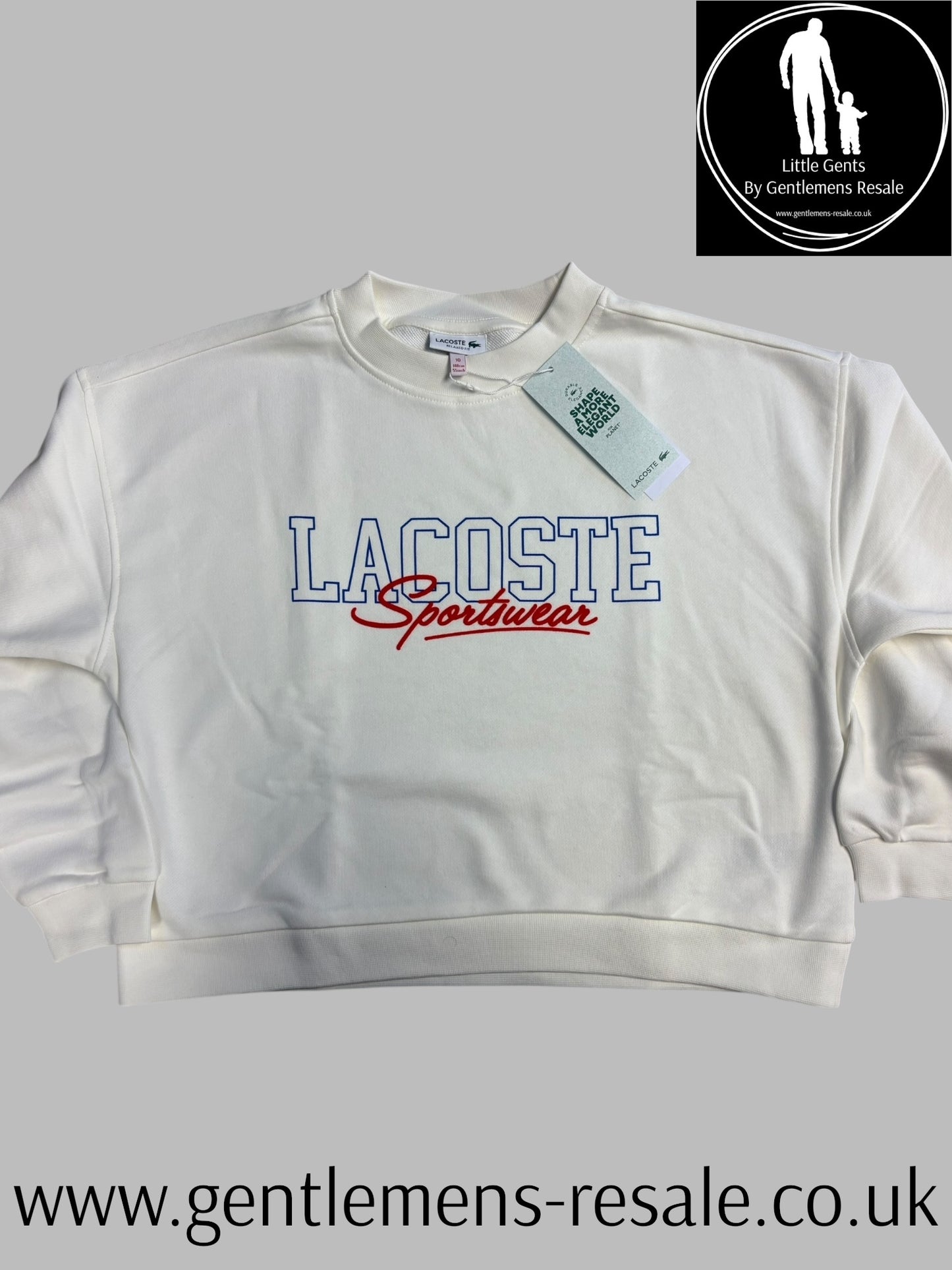 Lacoste Logo Crew Sweatshirt - Gentlemens Resale
