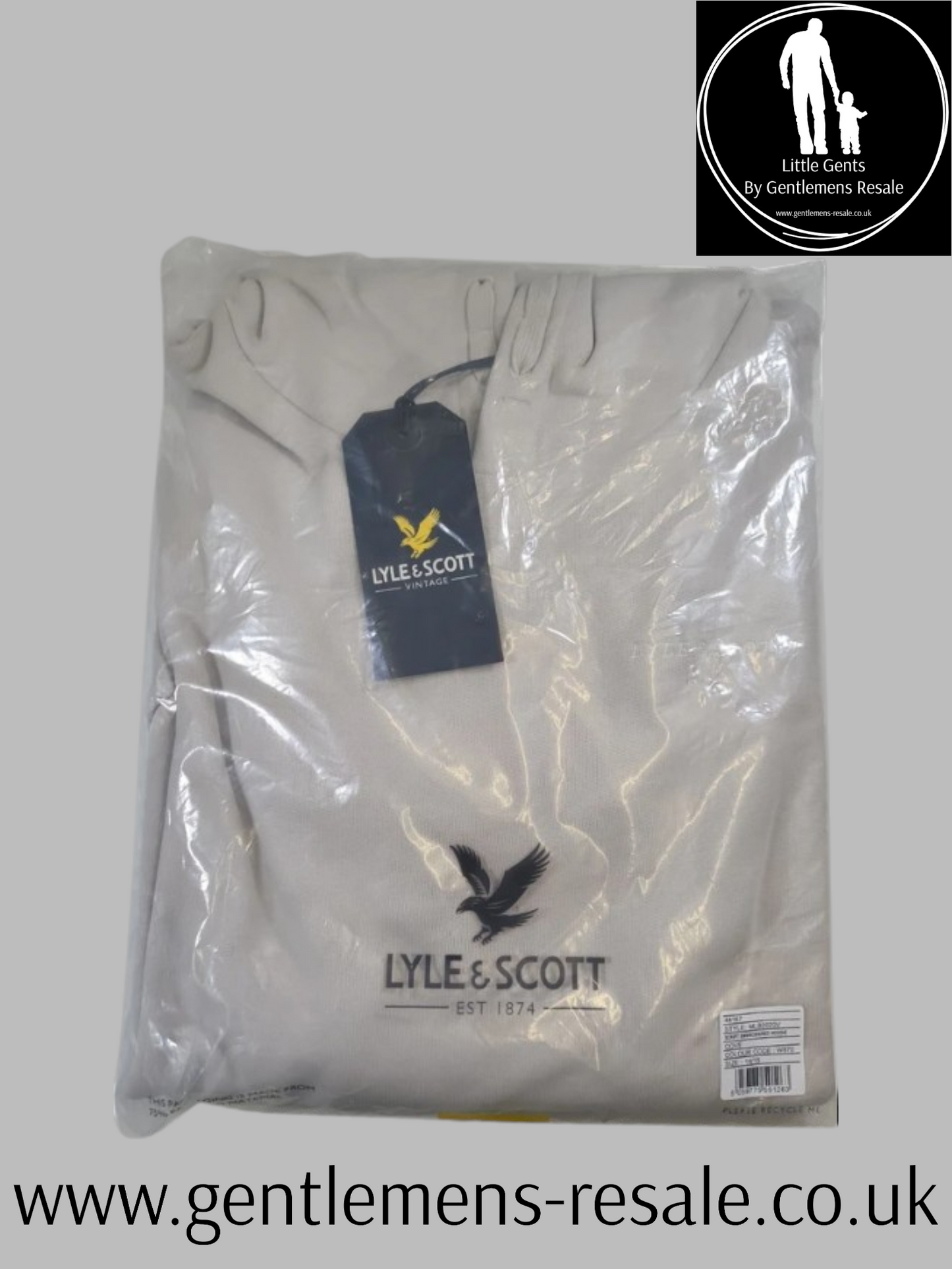 Lyle & Scott Script Hoodie - BRS0097 - Gentlemens Resale