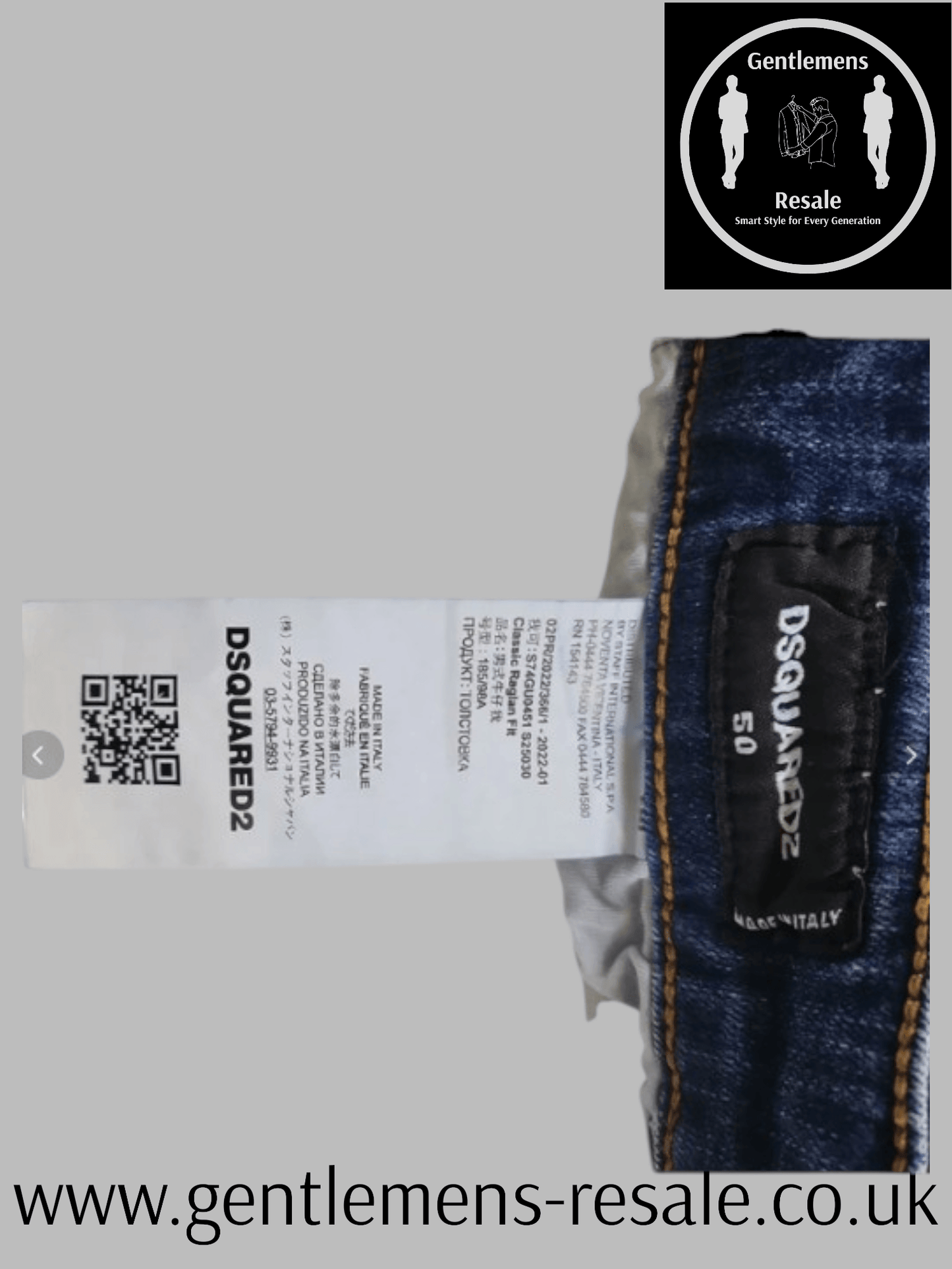Pre-loved Dsquared2 Distressed Denim Jeans