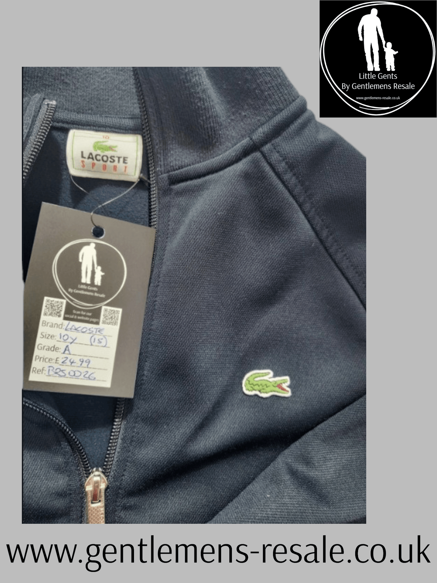 Lacoste Track Top - BRS0026 - Gentlemens Resale