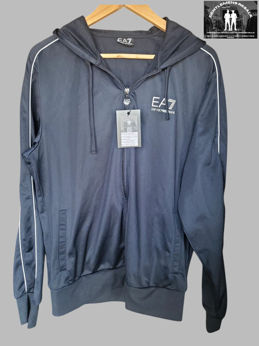 Emporio Armani Full Zip Tracksuit Top with Hood - GRS0088