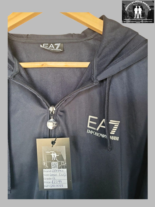 Emporio Armani Full Zip Tracksuit Top with Hood - GRS0088