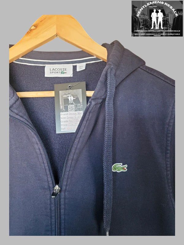 Lacoste Sport Full Zip Hoodie - GRS0041 - Gentlemens Resale