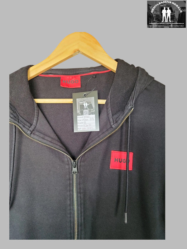 HUGO Full Zip Hoodie - GRS0083 - Gentlemens Resale