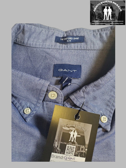 GANT Oxford Slim Fit Long Sleeve Shirt  - PL440 - Gentlemens Resale