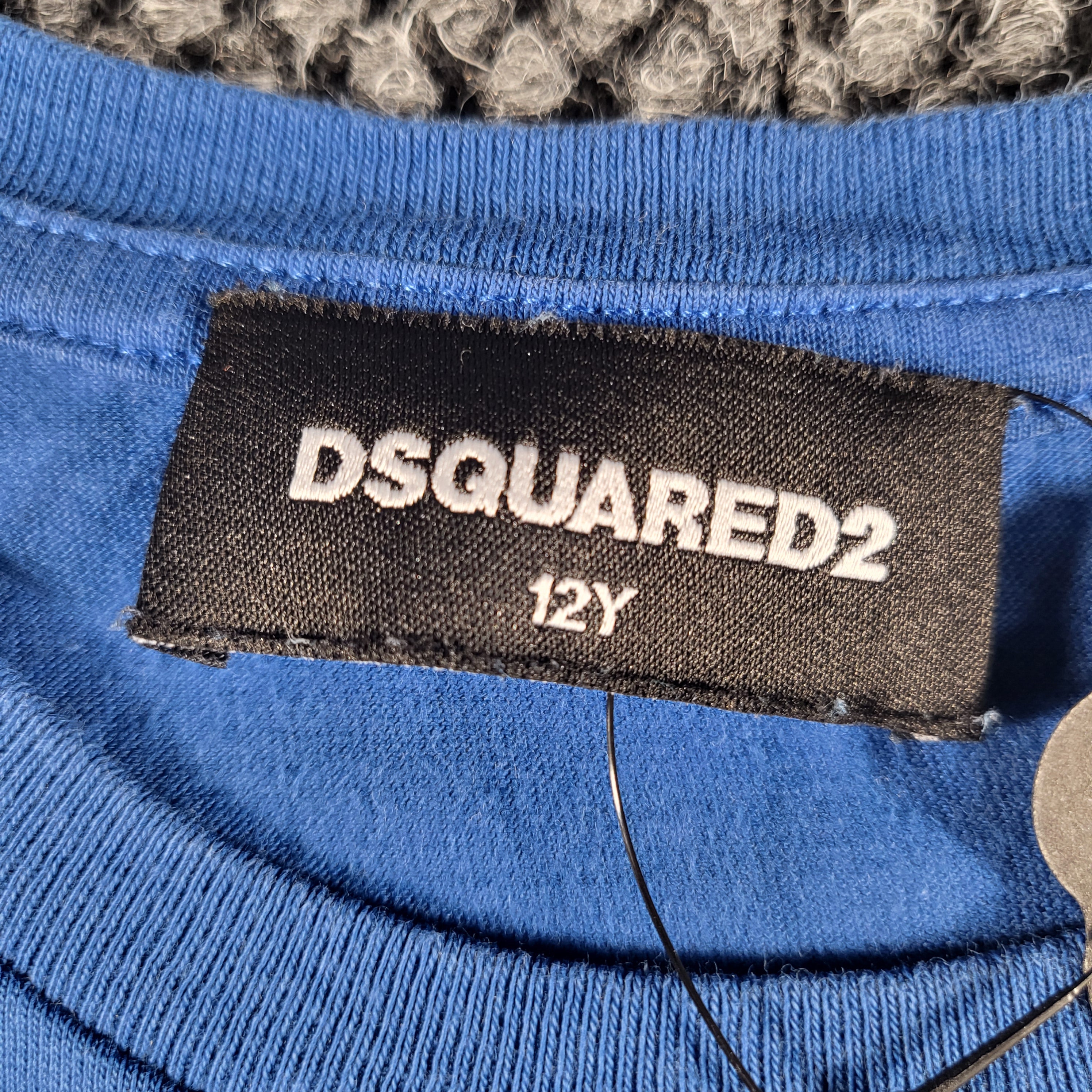 Dsquared T-Shirt (Large red logo front) - Gentlemens Resale