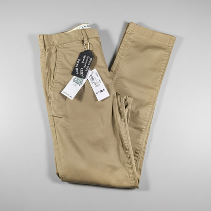 Lacoste Sand Chino Trousers – New, Multiple Sizes (RRP £125) - Gentlemens Resale