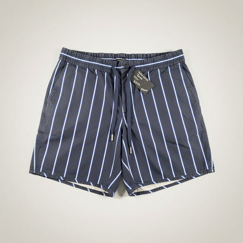 BOSS Kacey DS Shorts – Navy with White Stripes (New, Multiple Sizes) - Gentlemens Resale