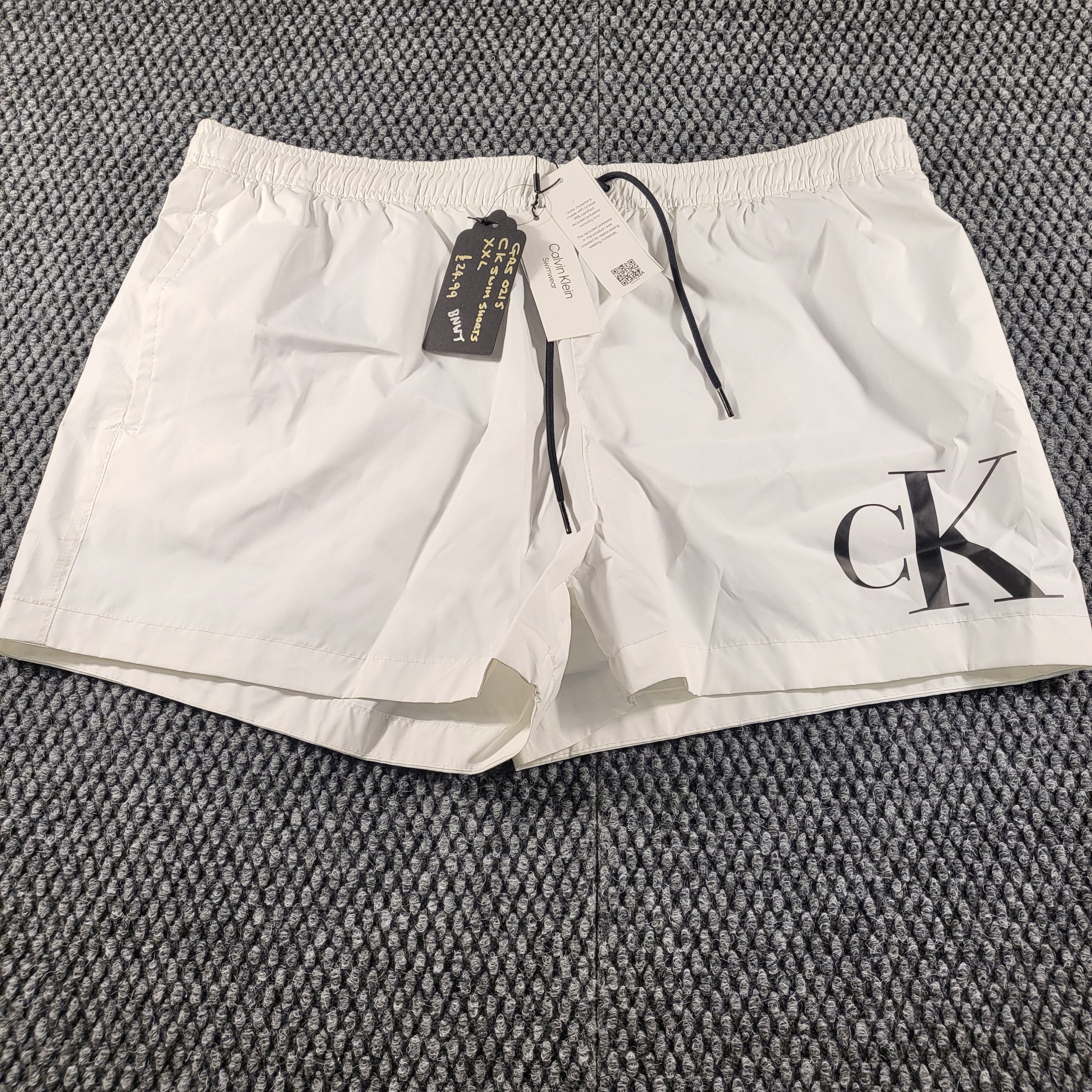 Calvin Klein Large Logo Swim Shorts - Gentlemens Resale