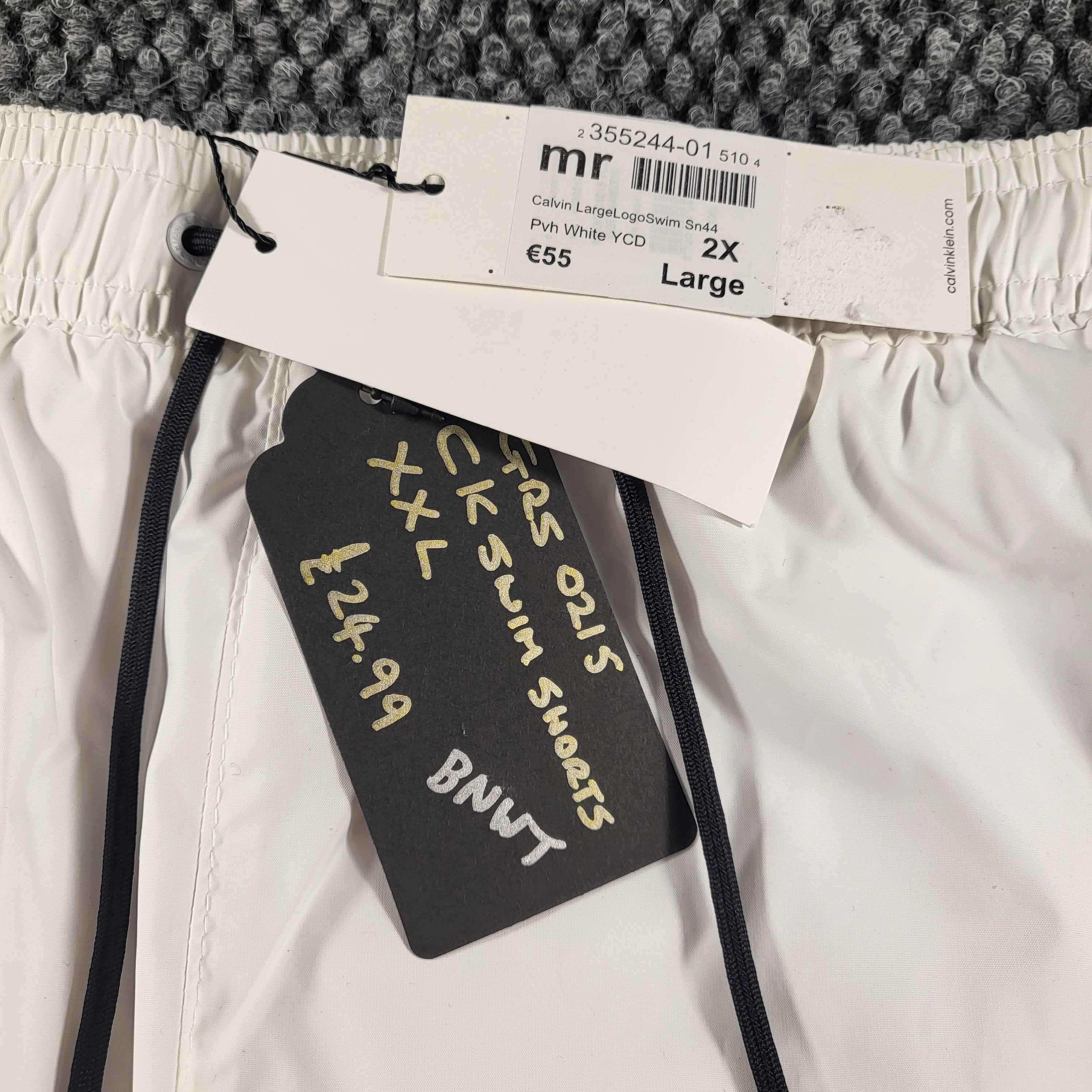 Calvin Klein Large Logo Swim Shorts - Gentlemens Resale