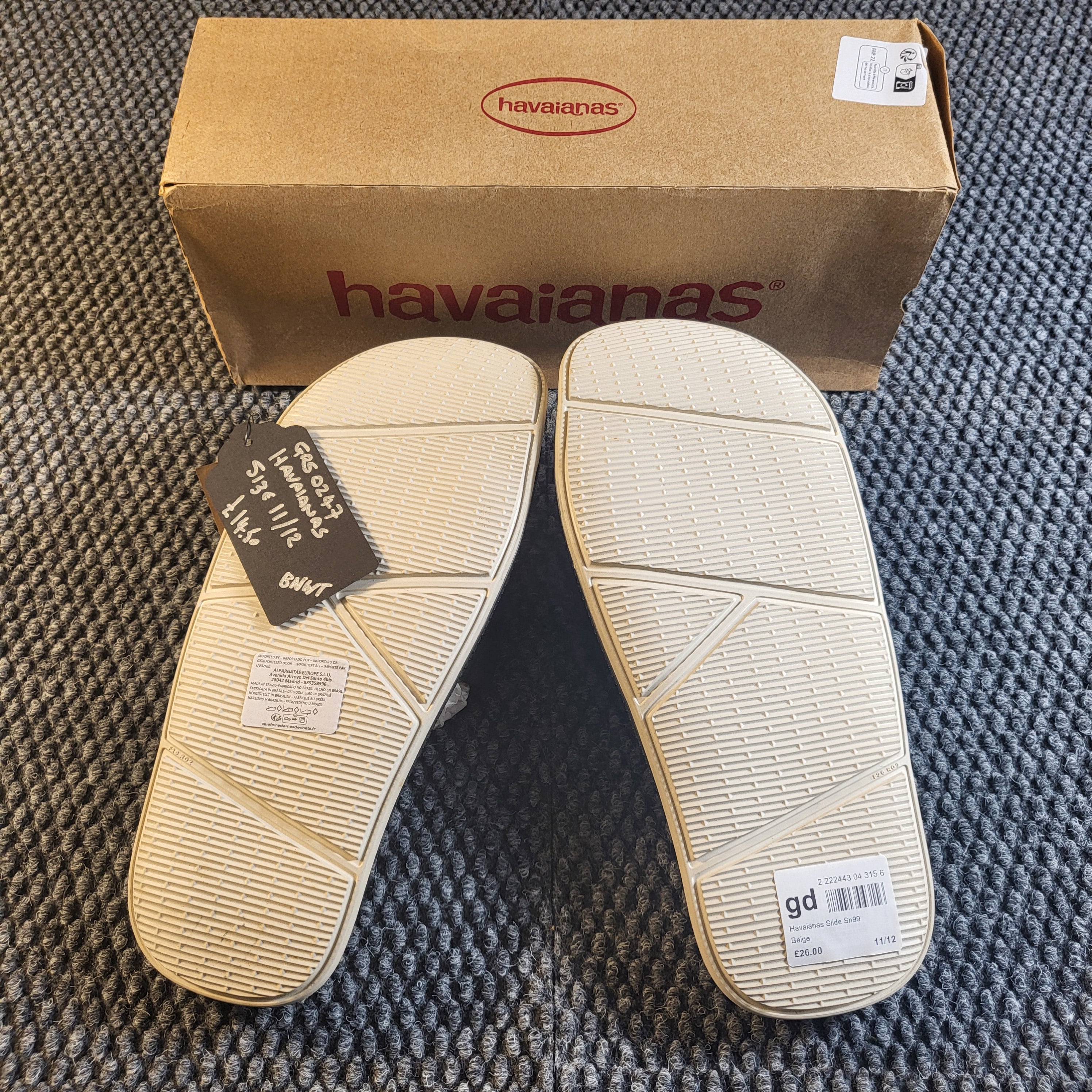 Havaianas Sliders - Gentlemens Resale