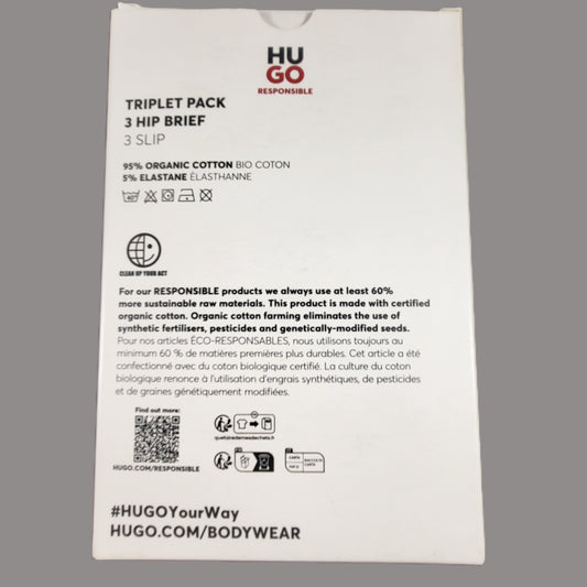 Hugo Hip  Briefs - 3 Pack - Gentlemens Resale