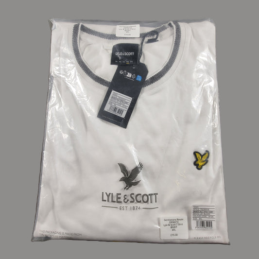 Lyle & Scott Birdseye Half Tip T-Shirt - Gentlemens Resale