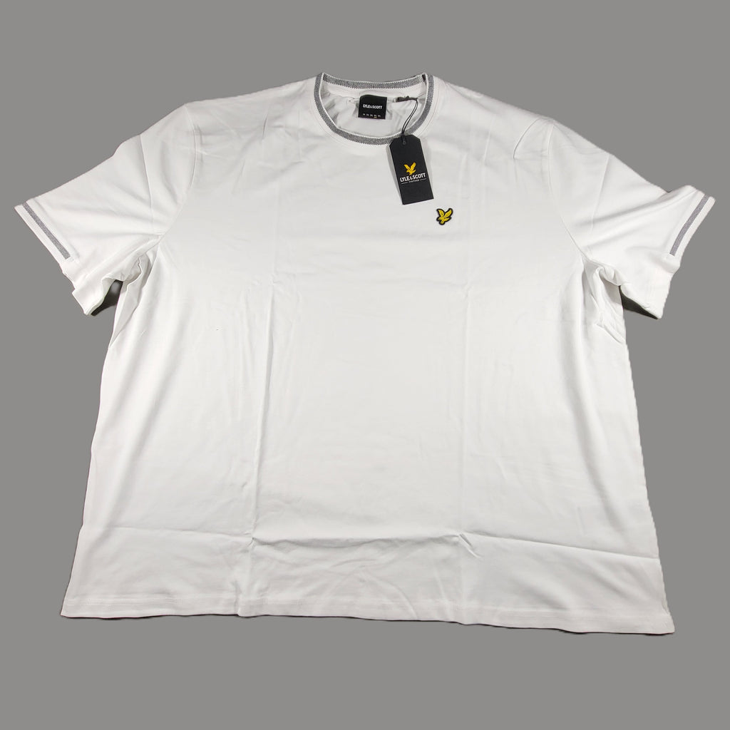 Lyle & Scott Birdseye Half Tip T-Shirt - Gentlemens Resale