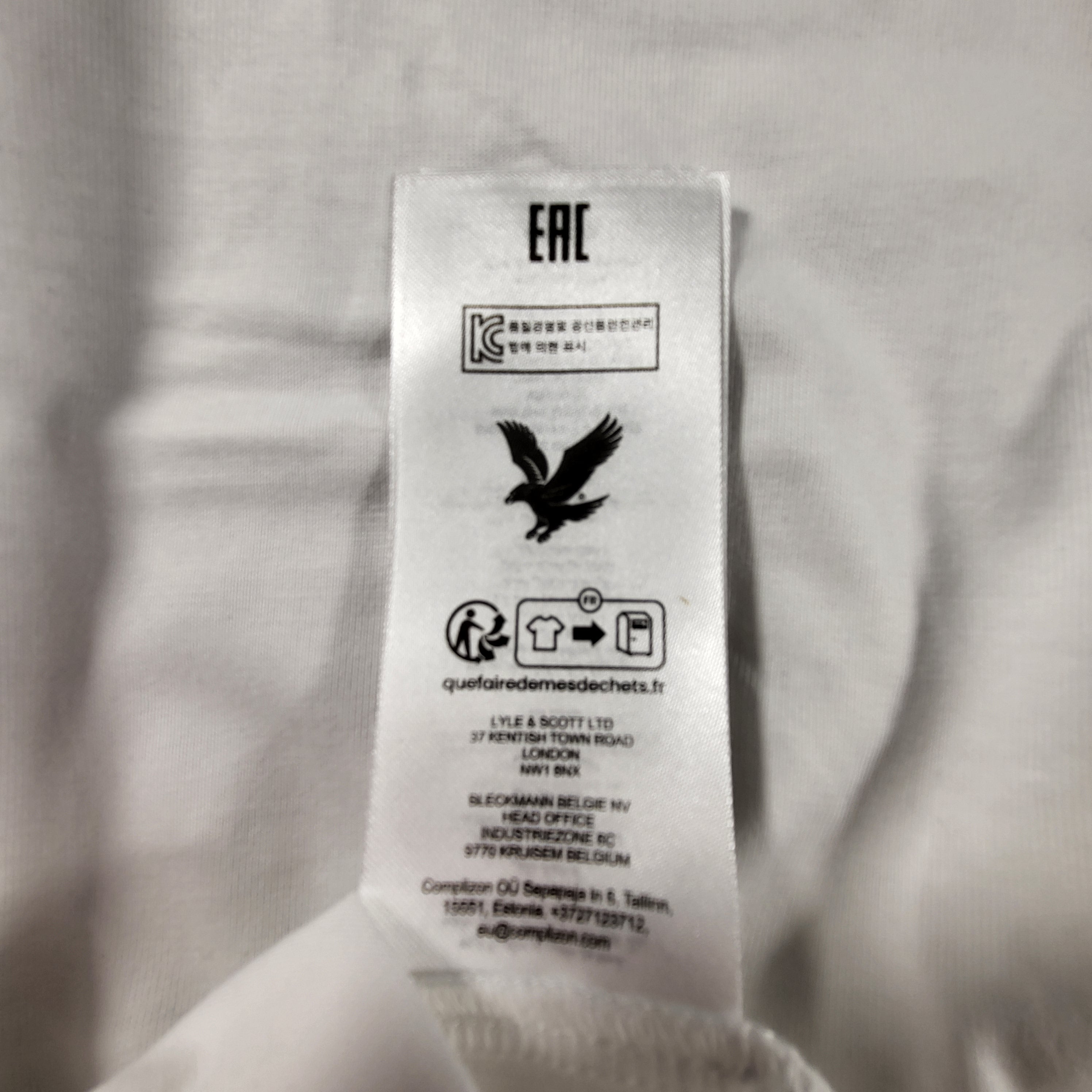Lyle & Scott Birdseye Half Tip T-Shirt - Gentlemens Resale
