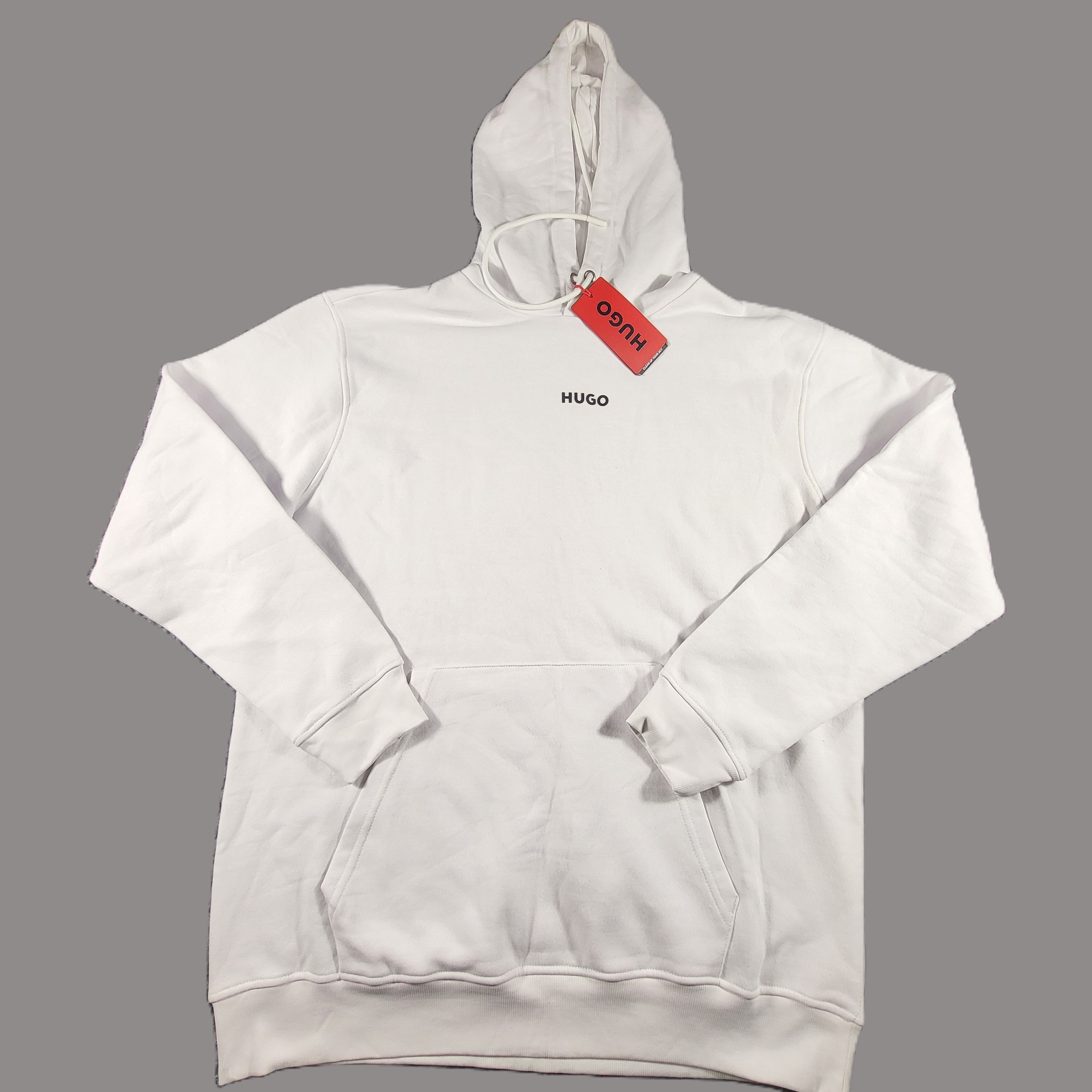 HUGO White Hoodie (XXL, New With Tags) - Gentlemens Resale
