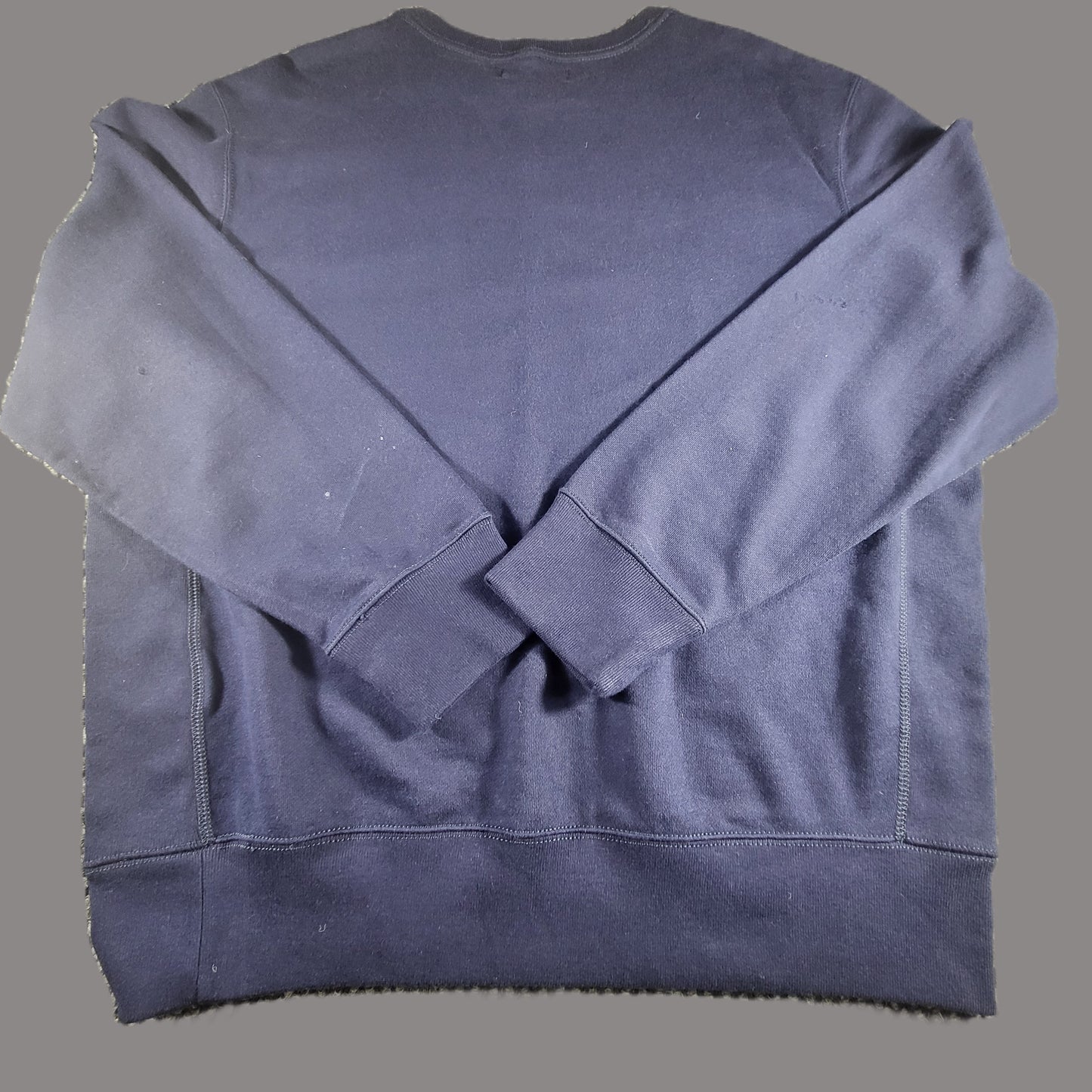 Ralph Lauren Navy Sweatshirt (XL, Pre‑Loved Grade B, Yellow Badge) - Gentlemens Resale