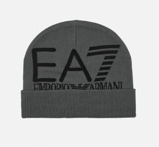 EA7 Contrast Logo Beanie - Gentlemens Resale