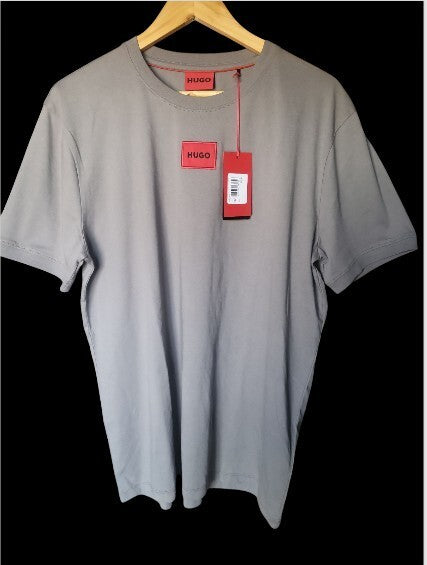 HUGO Crew Neck Diragolino T Shirt - Gentlemens Resale
