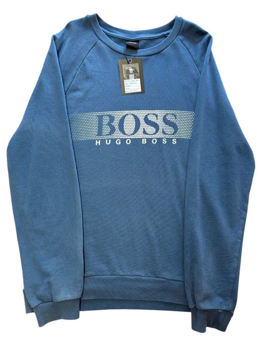 Pre Loved - Hugo Boss Large Logo Sweatshirt - PL262 - Gentlemens Resale