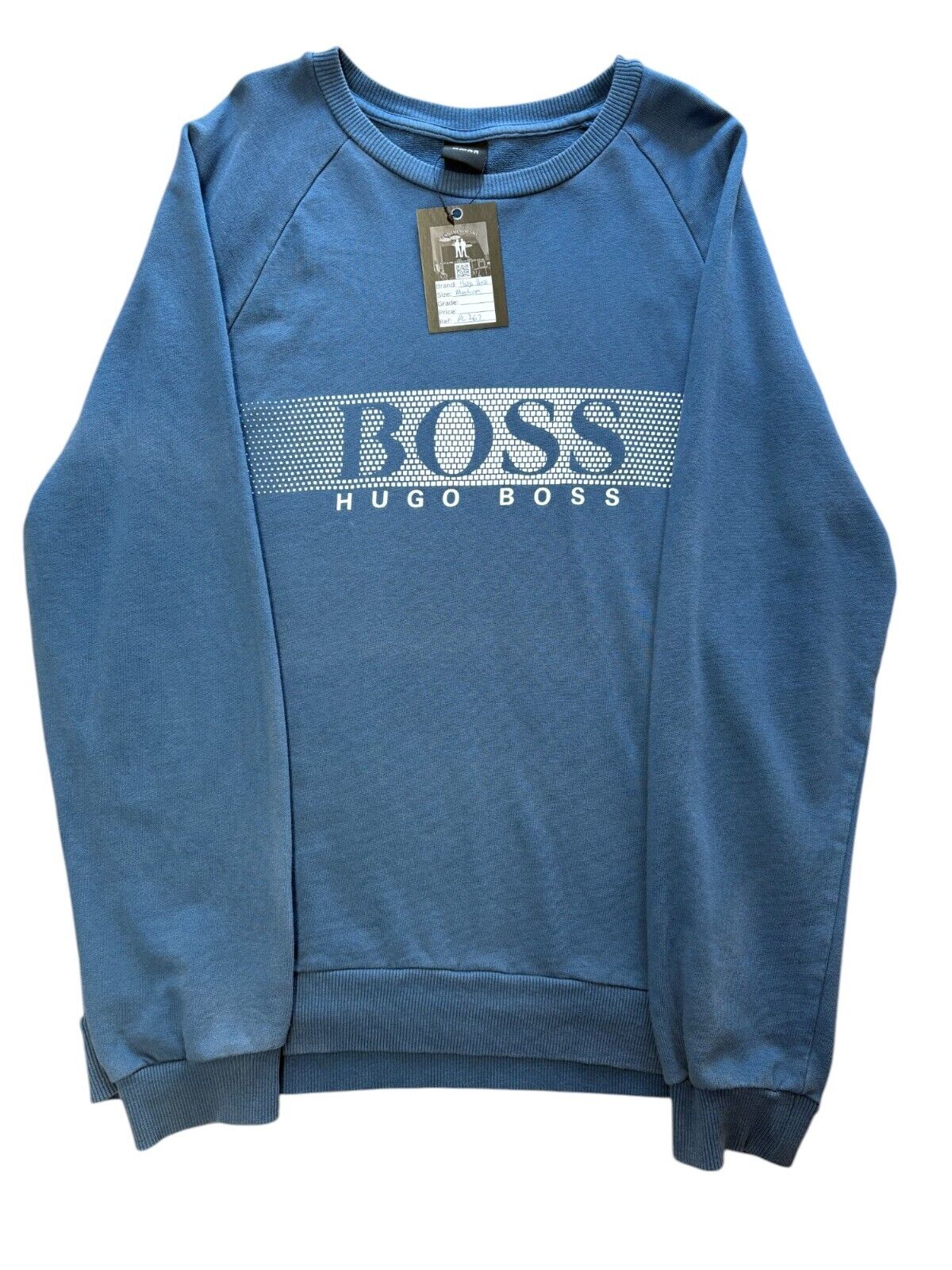 Pre Loved - Hugo Boss Large Logo Sweatshirt - PL262 - Gentlemens Resale