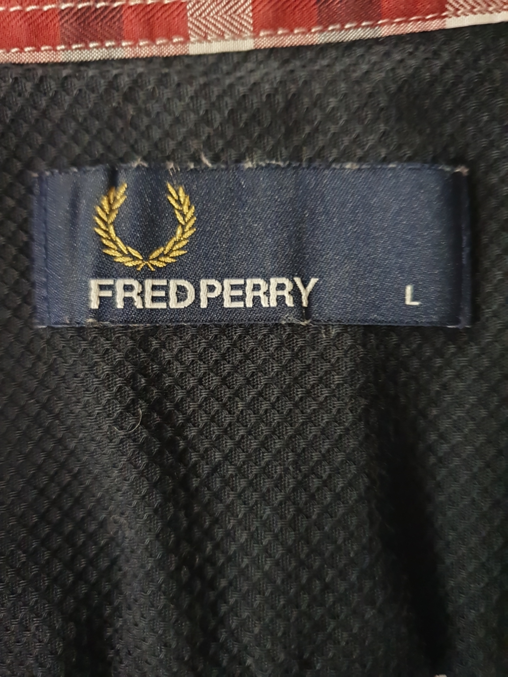 Pre-Loved Fred Perry long sleeve check shirt (PL142) - Gentlemens Resale