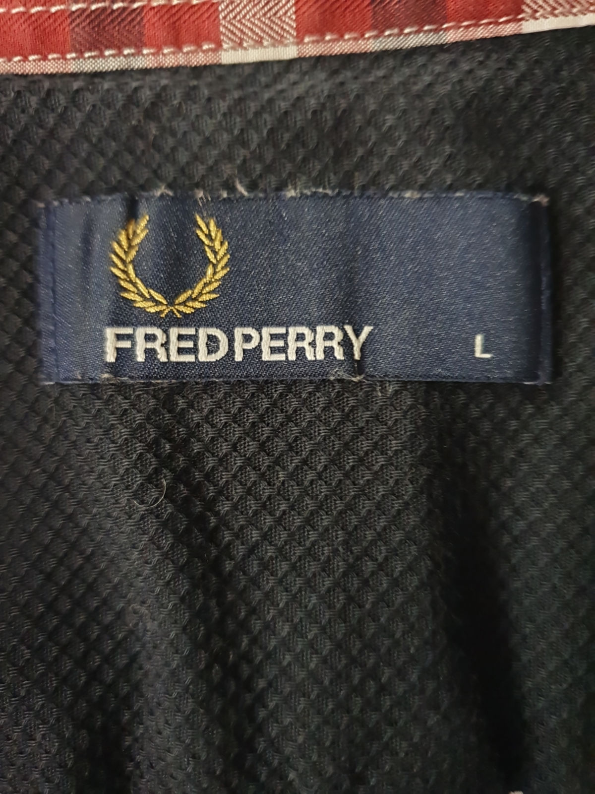 Pre-Loved Fred Perry long sleeve check shirt (PL142) - Gentlemens Resale