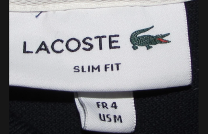 Pre-Loved men's Lacoste polo shirt slim fit - (PL114) - Gentlemens Resale
